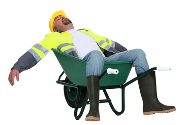 Sleeping Worker